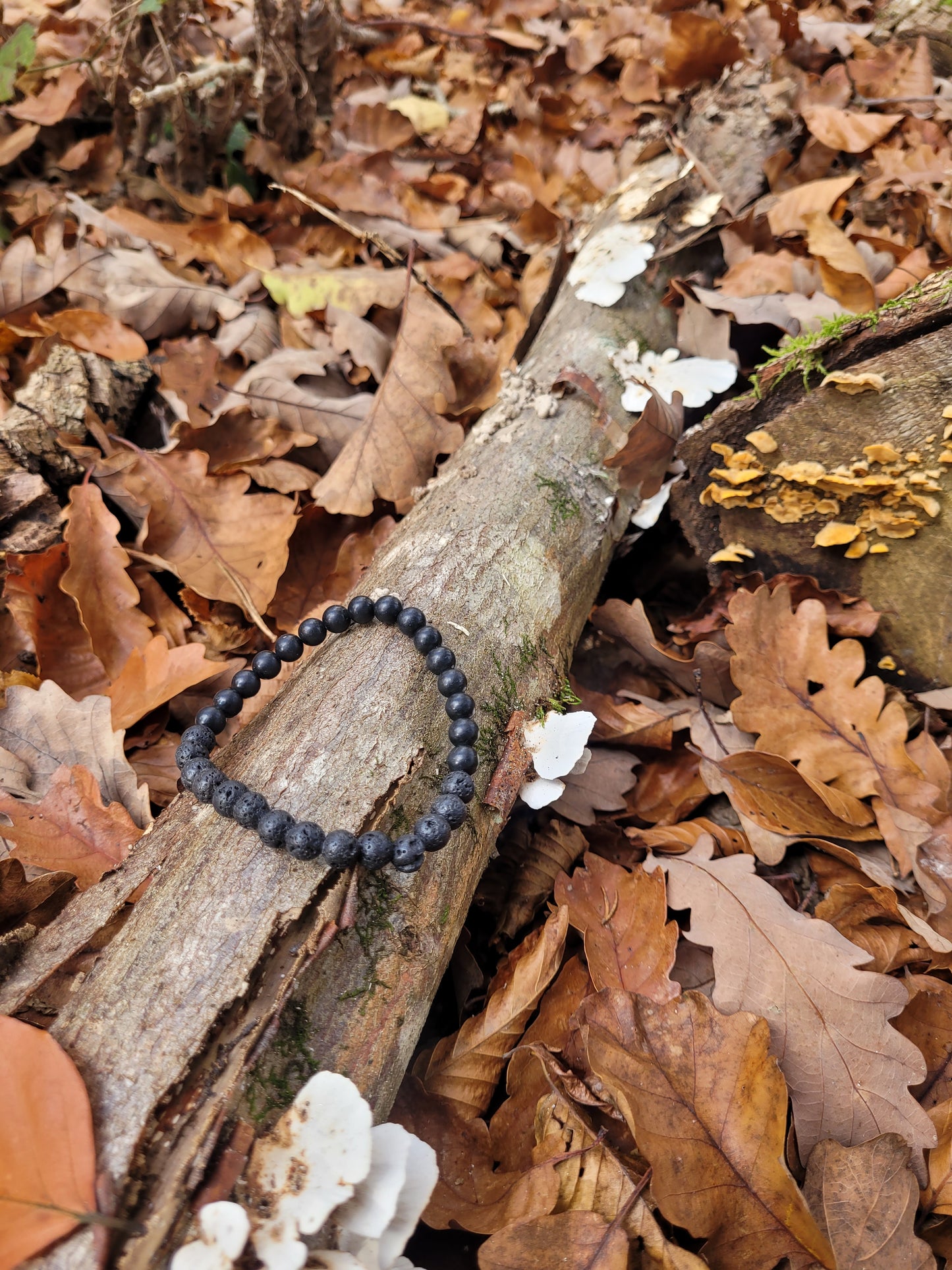 Bracelet en Shungite et Pierres de Lave
