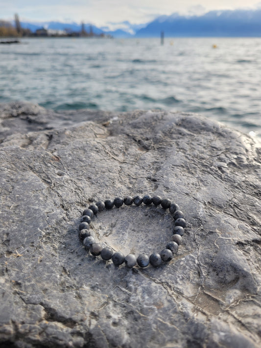 Bracelet en Larvikite