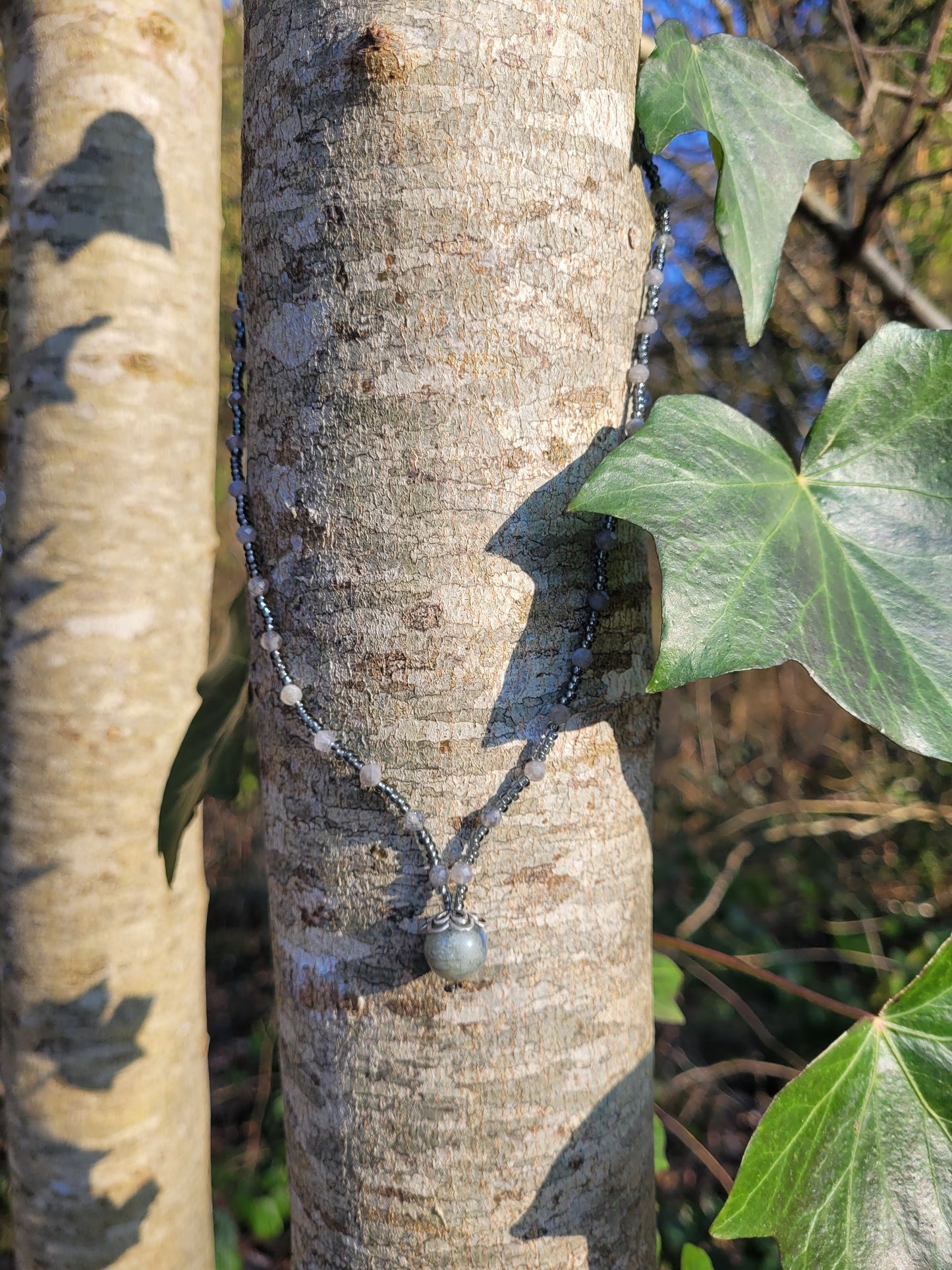 Collier en Labradorite